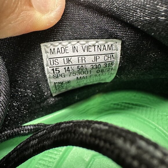 Adidas Icon 7 Boost Men's size 15 Black and White Metal Baseball Cleats - Picture 8 of 8